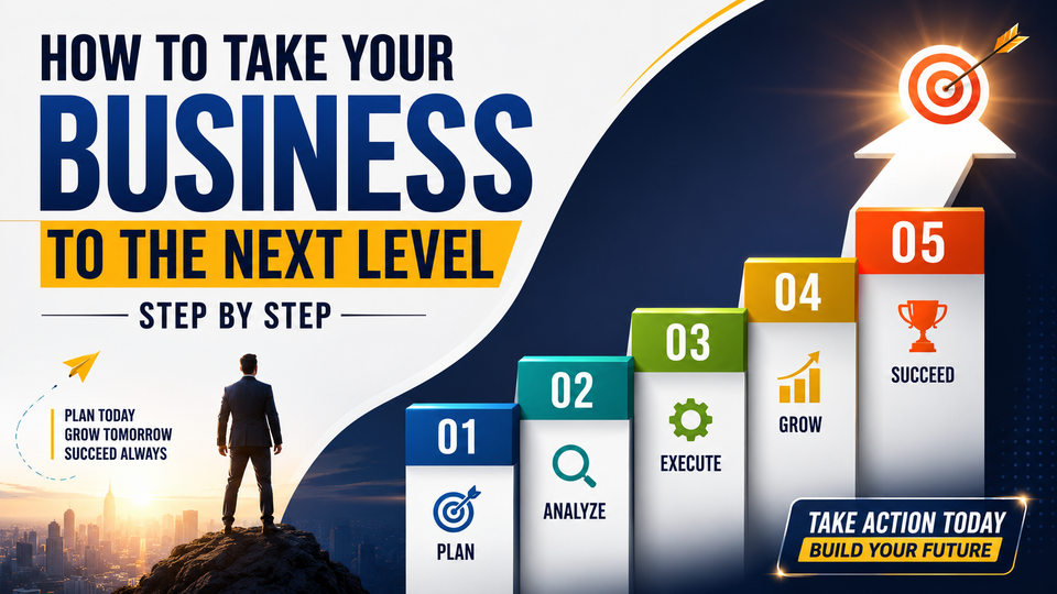 How to Take Your Business to the Next Level – Step by Step