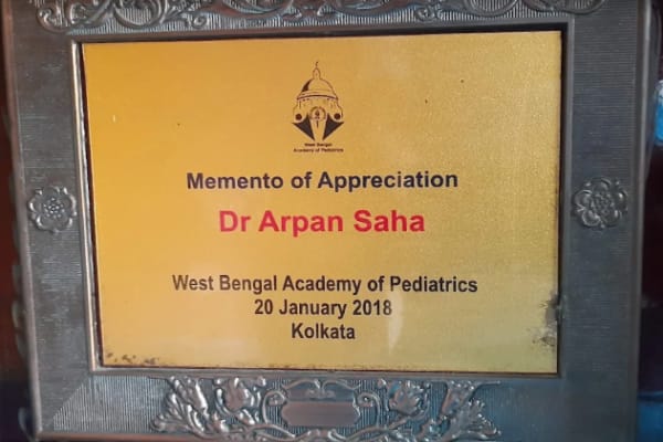 Dr Arpan Saha