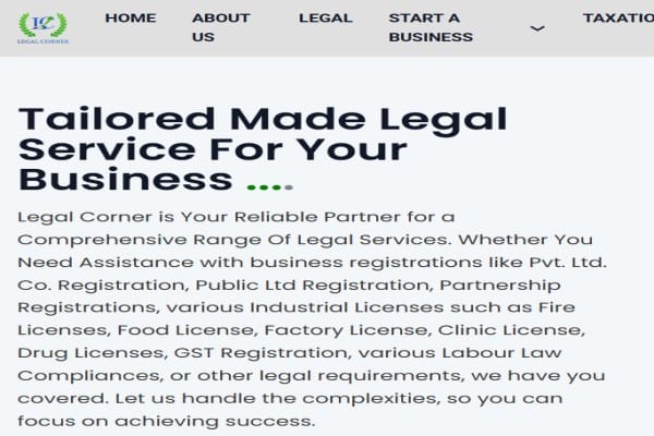 Legal Corner Biz Solutions Private Limited