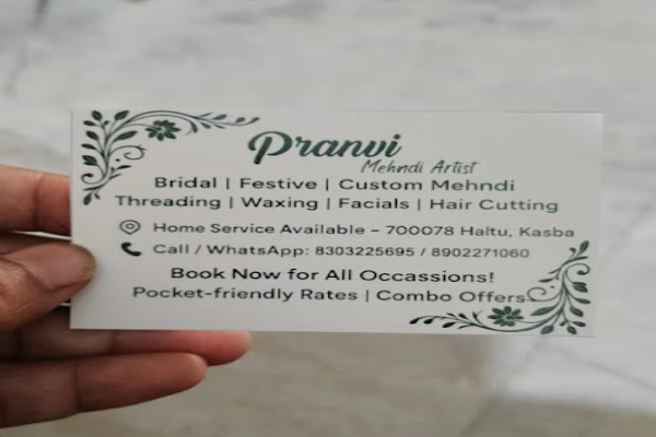 Pranvi Mehandi Artist & Beautician