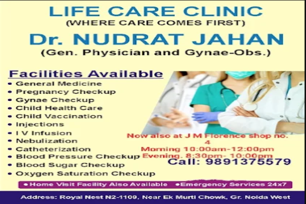 Life Care Clinic - Dr Nudrat Jahan